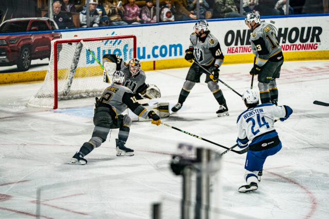 The Eagles retook the lead in the Pacific Division with a win against Henderson.