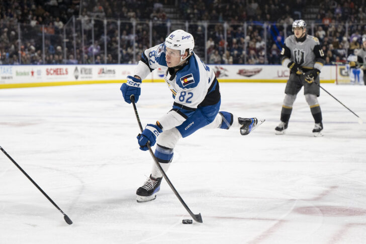 Ivan Ivan against the Henderson Silver Knights. 