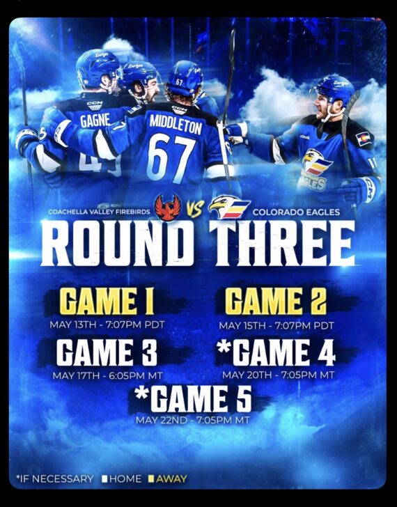 Eagles round 3 schedule.